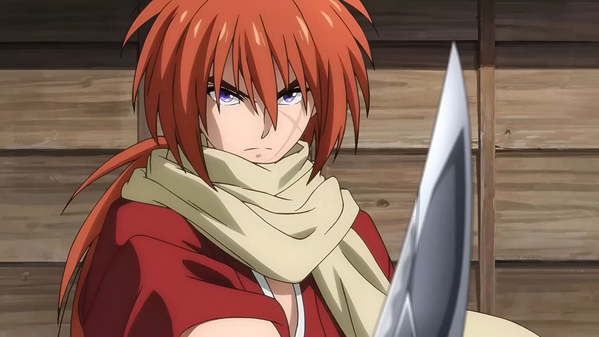 One of the anime swordsmen, Kenshin Himura (Image via Liden Films)